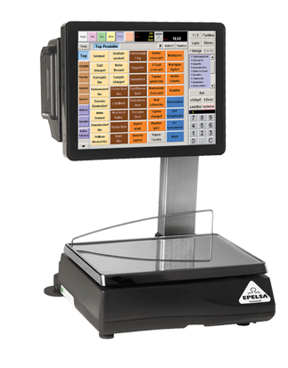 TiPos Kassen / Waagen All in one System für Bäcker, Metzger, Feinkost, und Obst-/und Gemüseläden
