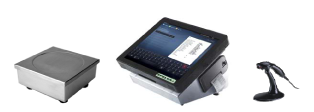 TiPos Waagensystem mit externer Waagenplatform