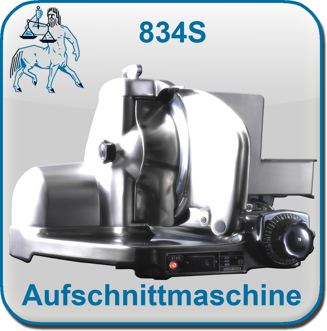 Aufschnittmaschine Modell Deko 834S Profiqualität